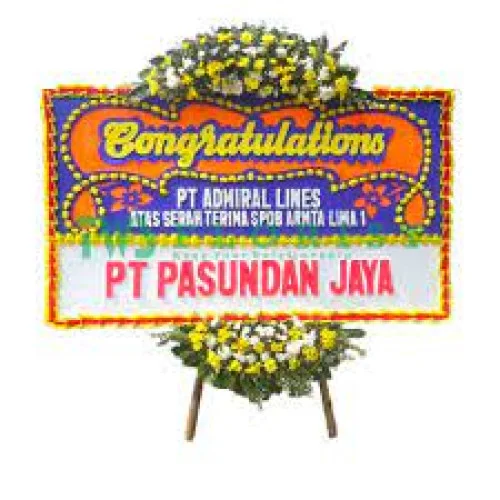 Karangan Bunga Ucapan Selamat Pci